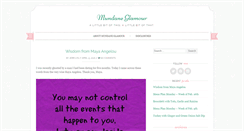 Desktop Screenshot of mundaneglamour.com